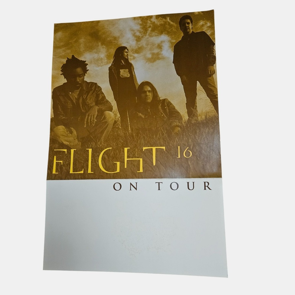 Flight 16 On Tour 1998 Promo Poster 12x18 Double Sided Sony Music Entertainment